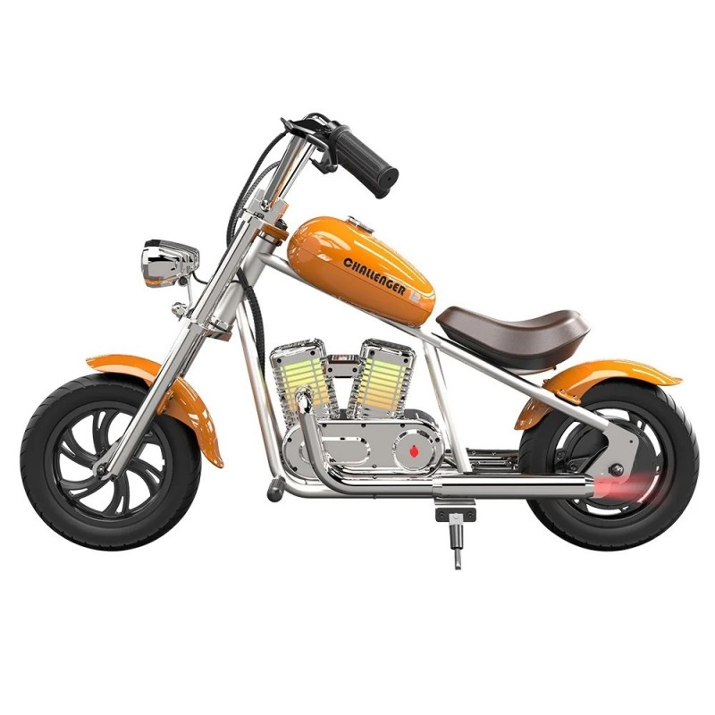 Električni motocikl za djecu HYPER GOGO Challenger 12 Plus (APP), narančasta boja-1