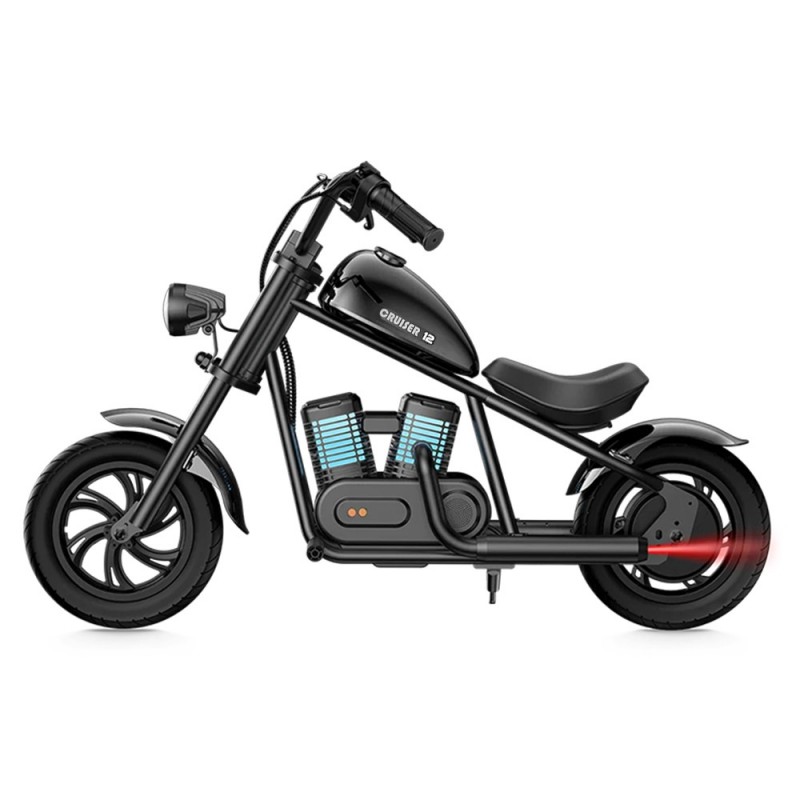 Električni motocikl za djecu HYPER GOGO Cruiser 12 Plus crna boja-4