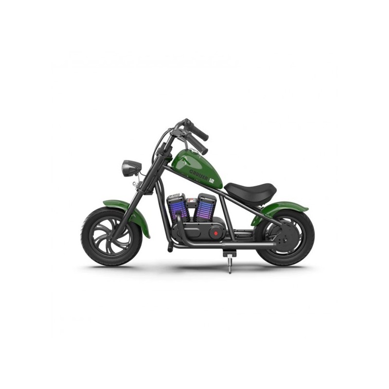 Električni motocikl za djecu HYPER GOGO Cruiser 12 Plus, zelena boja