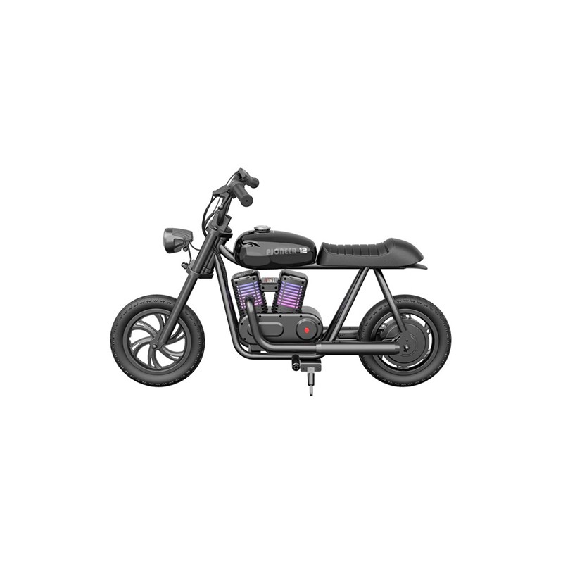 Električni motocikl za djecu HYPER GOGO Pioneer 12 Plus, crna boja