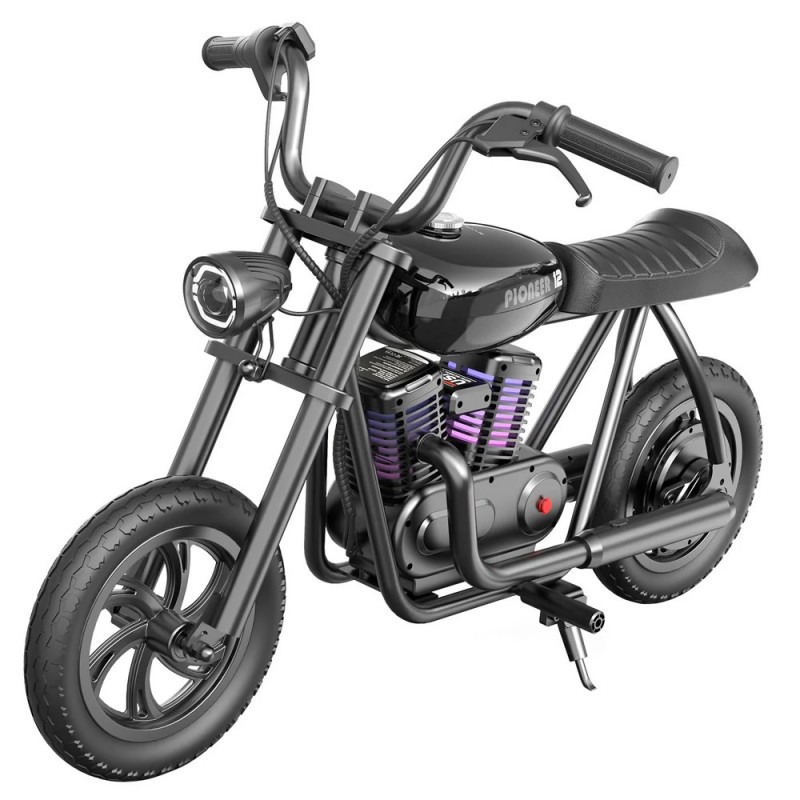 Električni motocikl za djecu HYPER GOGO Pioneer 12 Plus, crna boja-2