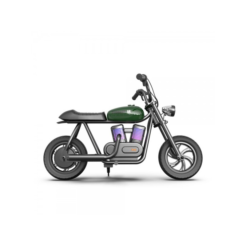 Električni motocikl za djecu HYPER GOGO Pioneer 12 Plus, zelena boja
