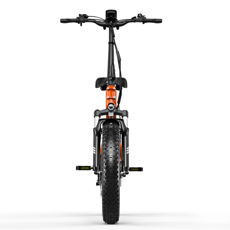 Električni bicikl ELETRONBIKE OD20 sklopivi (20", Fat Bike), narančasta boja-5
