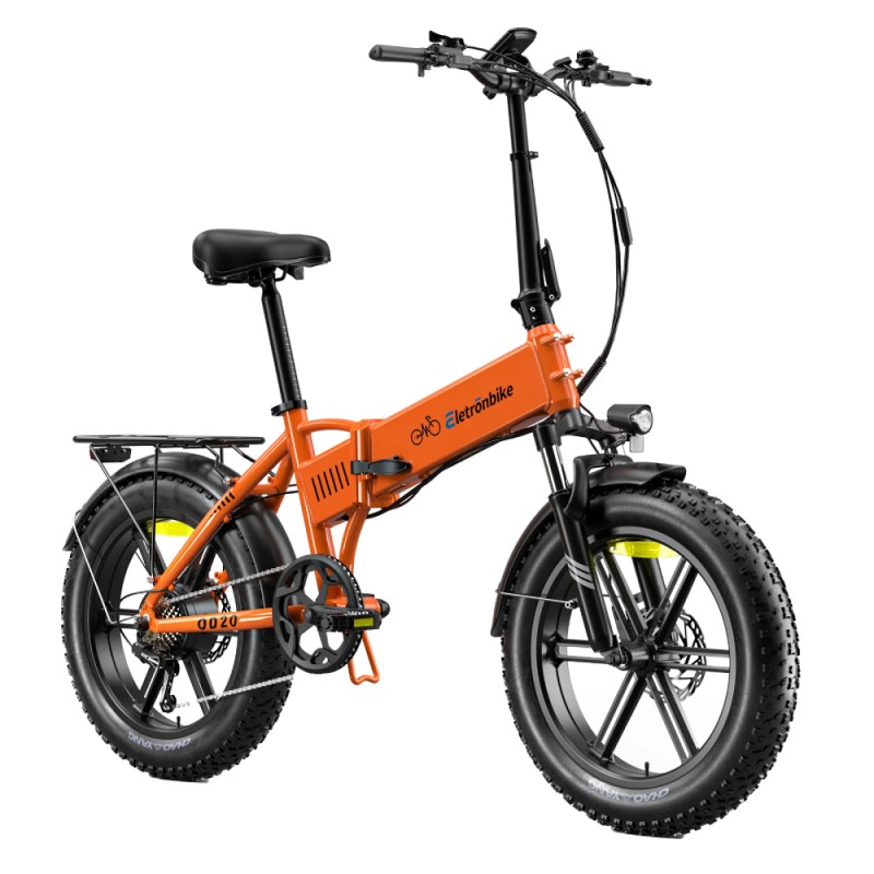 Električni bicikl ELETRONBIKE OD20 sklopivi (20", Fat Bike), narančasta boja-1