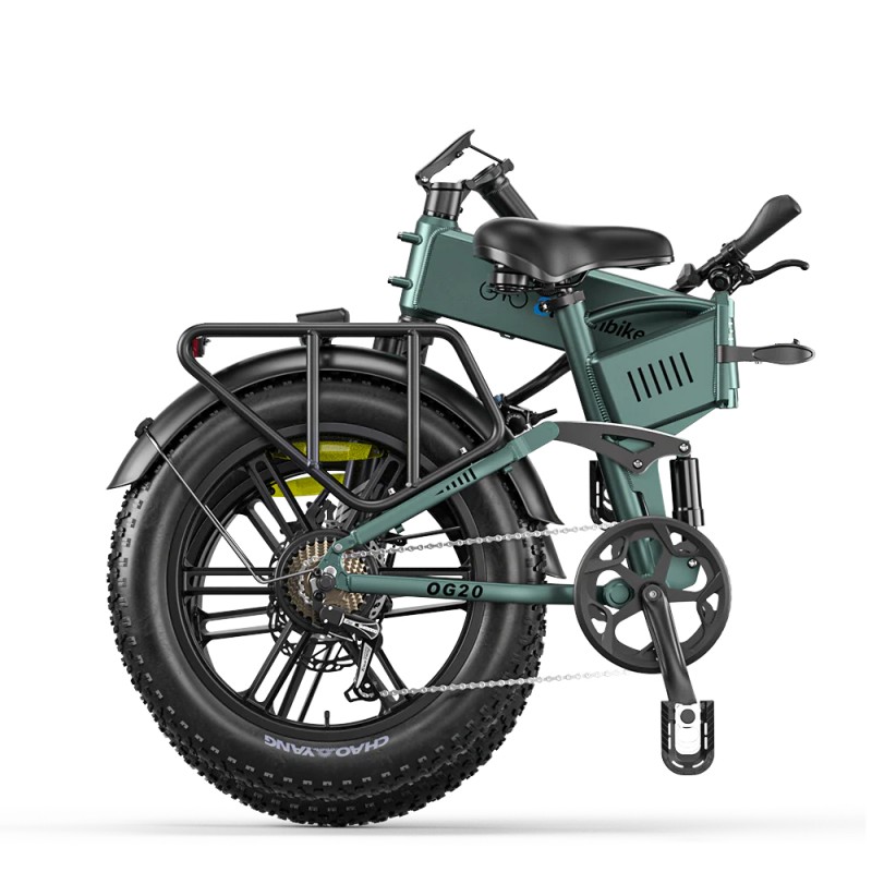 Električni sklopivi bicikl ELETRONBIKE OG20 (20", 250W, 48V 13Ah) zelena boja-5