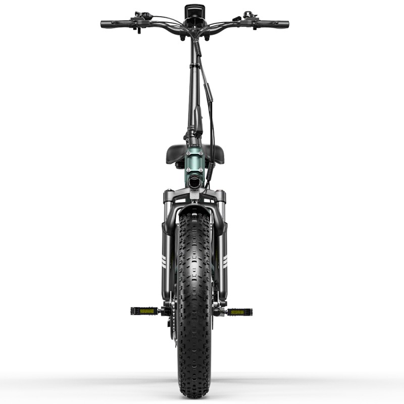 Električni sklopivi bicikl ELETRONBIKE OG20 (20", 250W, 48V 13Ah) zelena boja-4