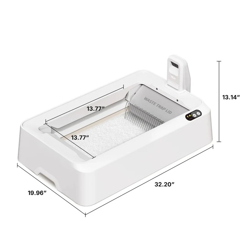 Pametni WC za mačke PETKIT Purobot Crystal Duo s AI kamerom-1