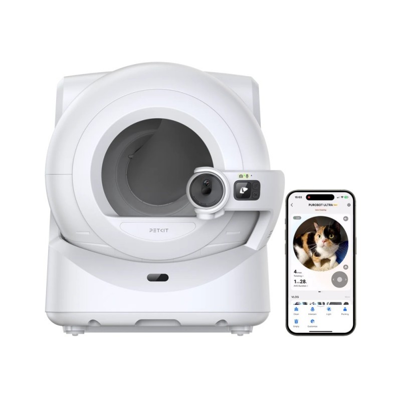 Samočisteći pametni WC za mačke PETKIT Purobot Ultra s AI kamerom-1