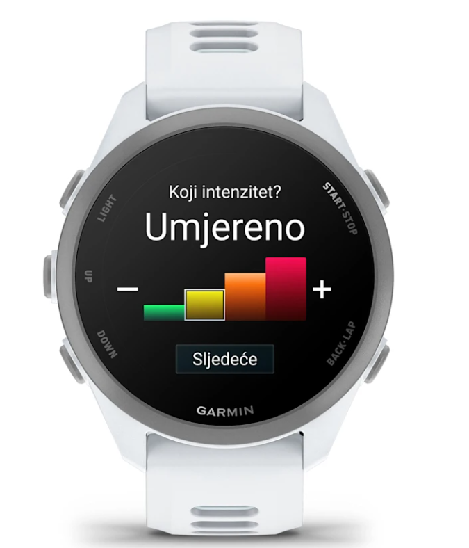 Pametni sat GARMIN Forerunner 170 Music (bijela boja), 010-03920-11-1