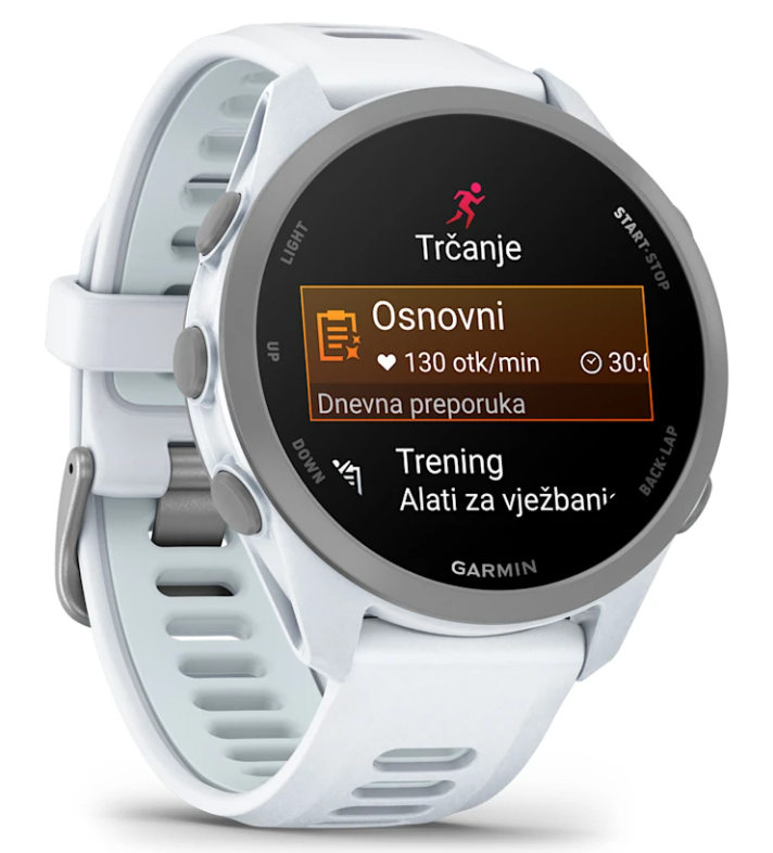 Pametni sat GARMIN Forerunner 170 Music (bijela boja), 010-03920-11-2