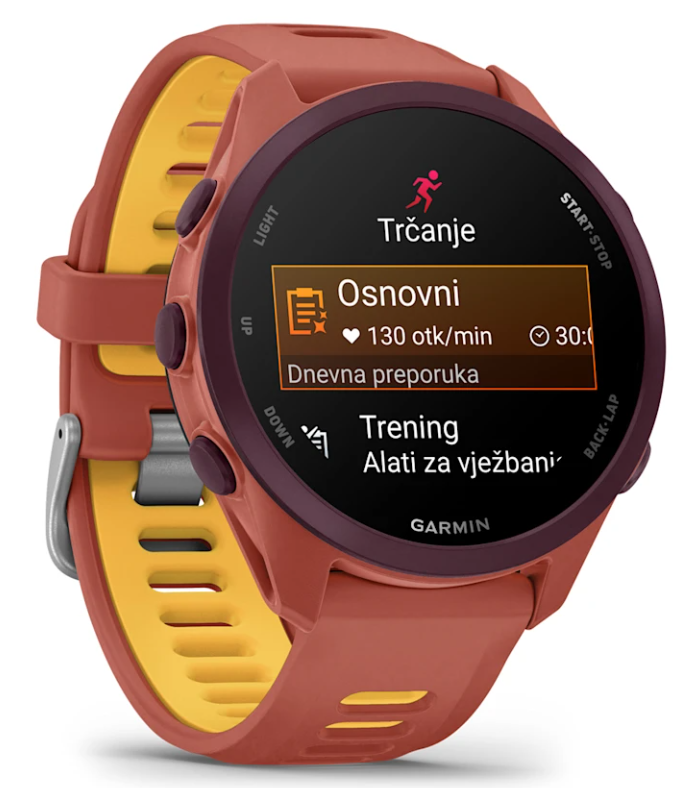 Pametni sat GARMIN Forerunner 170 Music (crveno-ružičasta boja), 010-03920-13-1