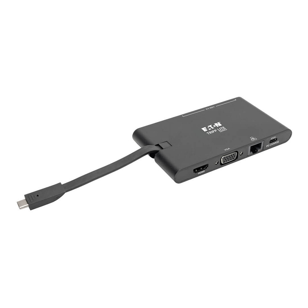 USB-C Docking stanica EATON Tripp Lite U442-DOCK4-S (4K HDMI, VGA, GbE, 100W PD)