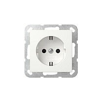 Utičnica GIRA System 55 Schuko sa zaštitom (Safety Plus), mat bijela boja
