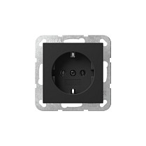 Utičnica GIRA Schuko System 55 (mat crna boja) - 4466005