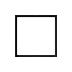 Adapter okvir GIRA 0282005 System 55 (50 x 50 mm), aluminij boja