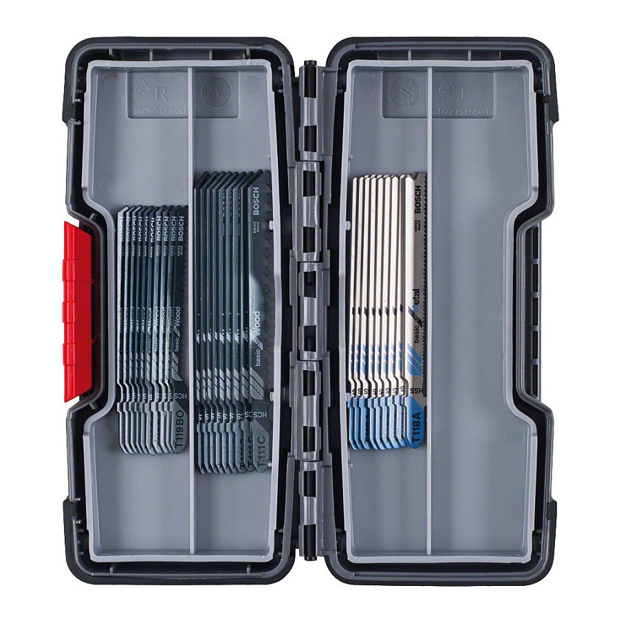 Bosch 30tlg. StichsÃ¤geblatt-Set Holz und Metall T119BO. T111C. T