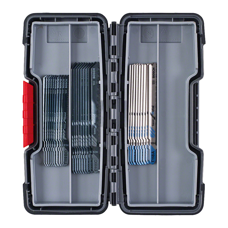 Bosch 30tlg. StichsÃ¤geblatt-Set Holz und Metall T119BO. T111C. T-1