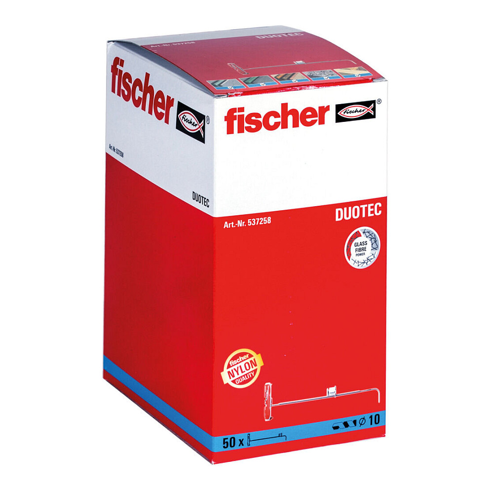 Set tipli FISCHER DuoTec 10 (10 x 50 mm, 50 kom)-1
