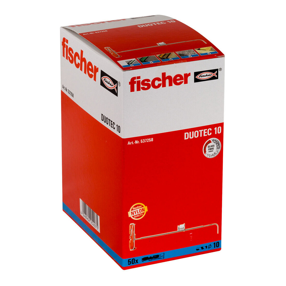 Set tipli FISCHER DuoTec 10 (10 x 50 mm, 50 kom)-2