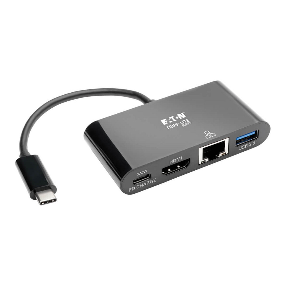 Adapter EATON Tripp Lite U444-06N-H4GUC2 USB-C na 4K HDMI/USB-A/GbE (60W PD)-0