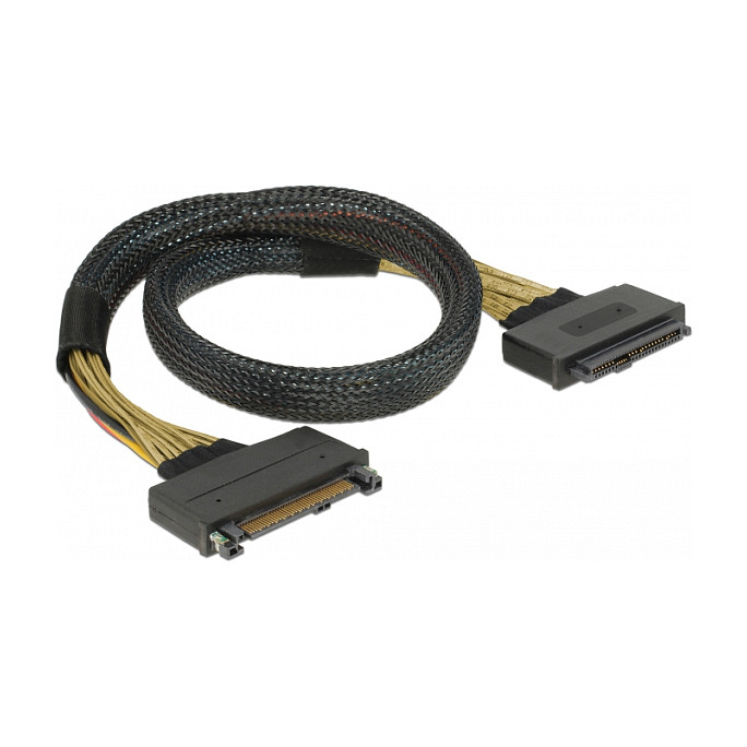 Delock VerlÃ¤ngerungskabel U.2 SFF-8639 Stecker > U.2 SFF-8639 Buchse 0,5 m-0