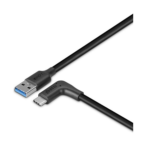 LINDY 1.5m USB 3.2 Typ A an C Kabel 90 Grad gewinkelt-4