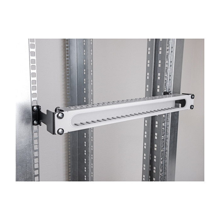 Delock Server Rack Tiefenerweiterung Adapter Montagekit zur VerlÃ¤ngerung der Montagetiefe bis 10 cm 1 HE schwarz-2