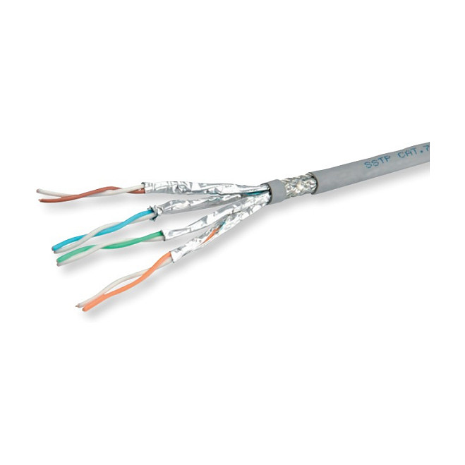 ROLINE S/FTP Kabel, Cat.6A (Class EA), LSOH, Massivdraht, 100 m-0