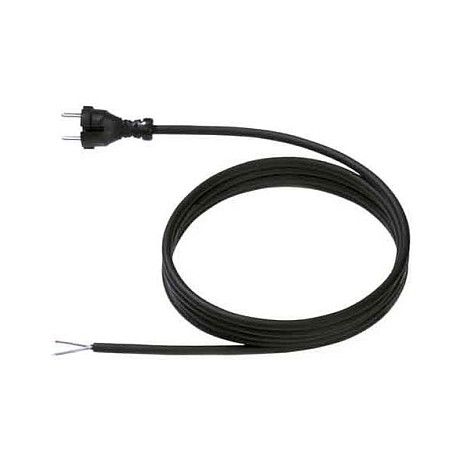 Naponski kabel BACHMANN H07RN-F 2x1.0 3m, crna boja