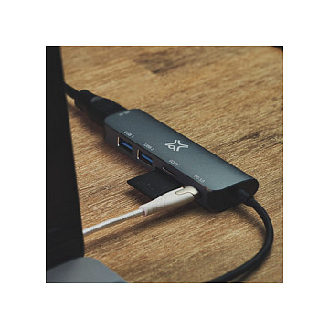 USB-C Hub XTREMEMAC Type-C Multiport 6-u-1 (HDMI 4K, PD 100W)-1