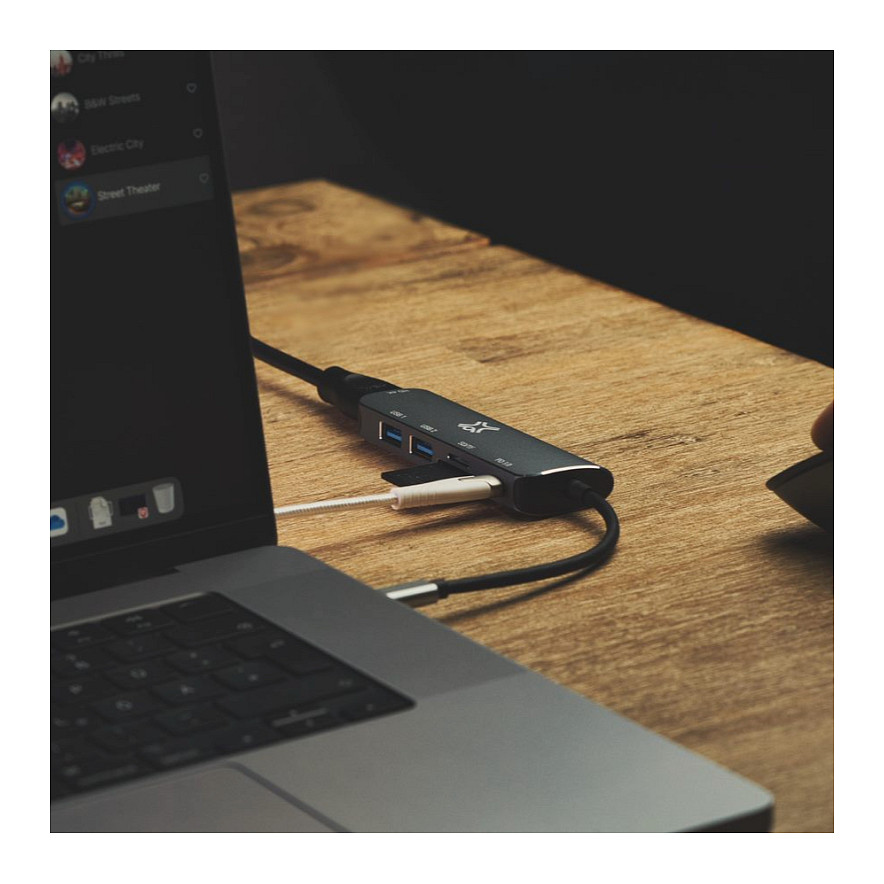 USB-C Hub XTREMEMAC Type-C Multiport 6-u-1 (HDMI 4K, PD 100W)-3