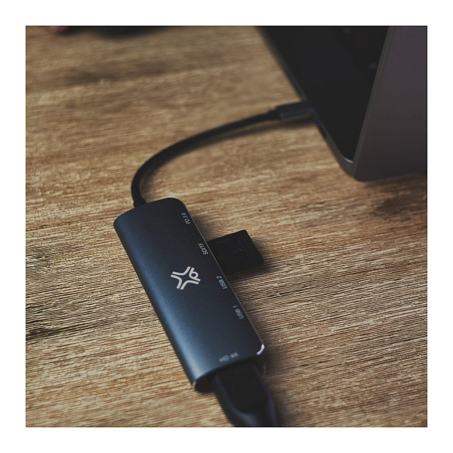 USB-C Hub XTREMEMAC Type-C Multiport 6-u-1 (HDMI 4K, PD 100W)-4