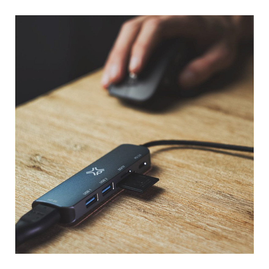 USB-C Hub XTREMEMAC Type-C Multiport 6-u-1 (HDMI 4K, PD 100W)-5