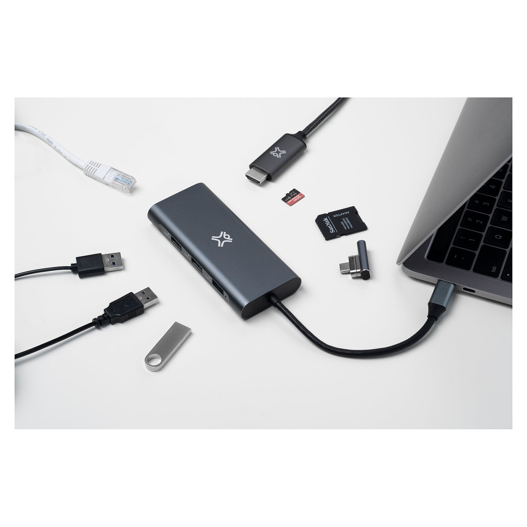 USB-C Hub XTREMEMAC 8-u-1 Multiport Adapter-2