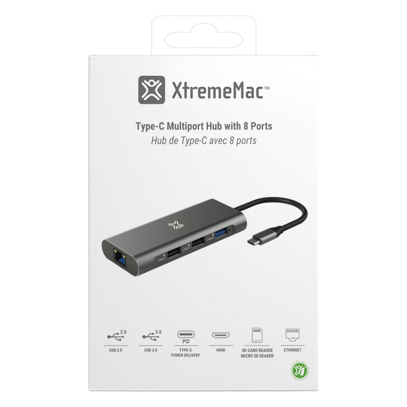 USB-C Hub XTREMEMAC 8-u-1 Multiport Adapter-6