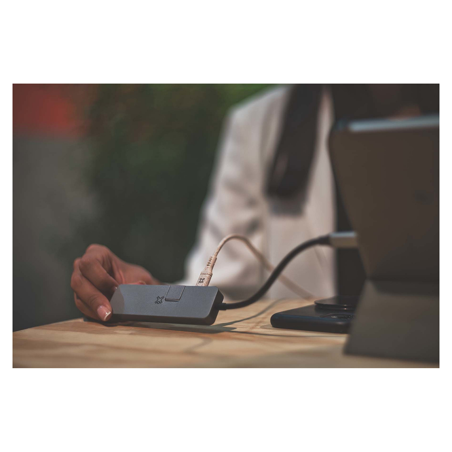 USB-C Hub XTREMEMAC Type-C Hub Max Pro 7-u-1 siva boja-4