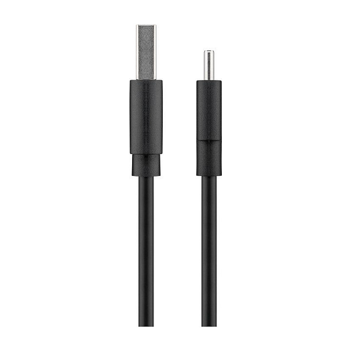 USB-C Lade- und Synchronisationskabel, 2 m, Schwarz - fÃ¼r GerÃ¤te mit USB-C Anschluss, Schwarz-2