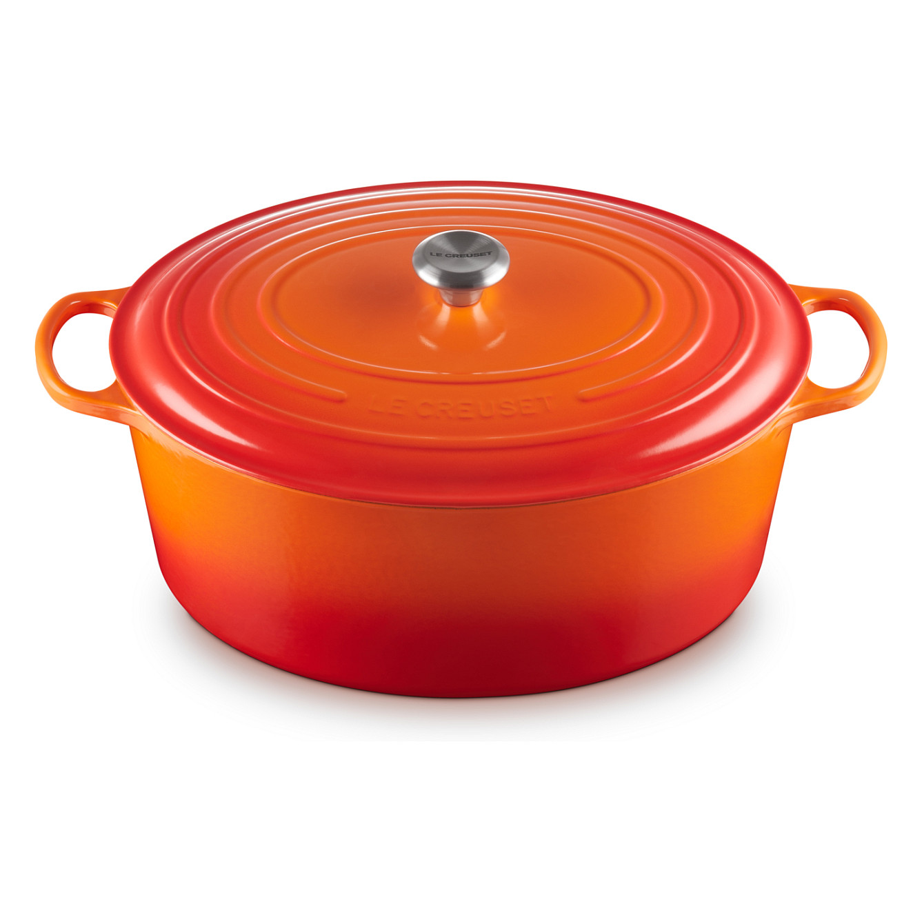 Pekač LE CREUSET Signature ovalni 40 cm, Volcanic narančasta boja-1