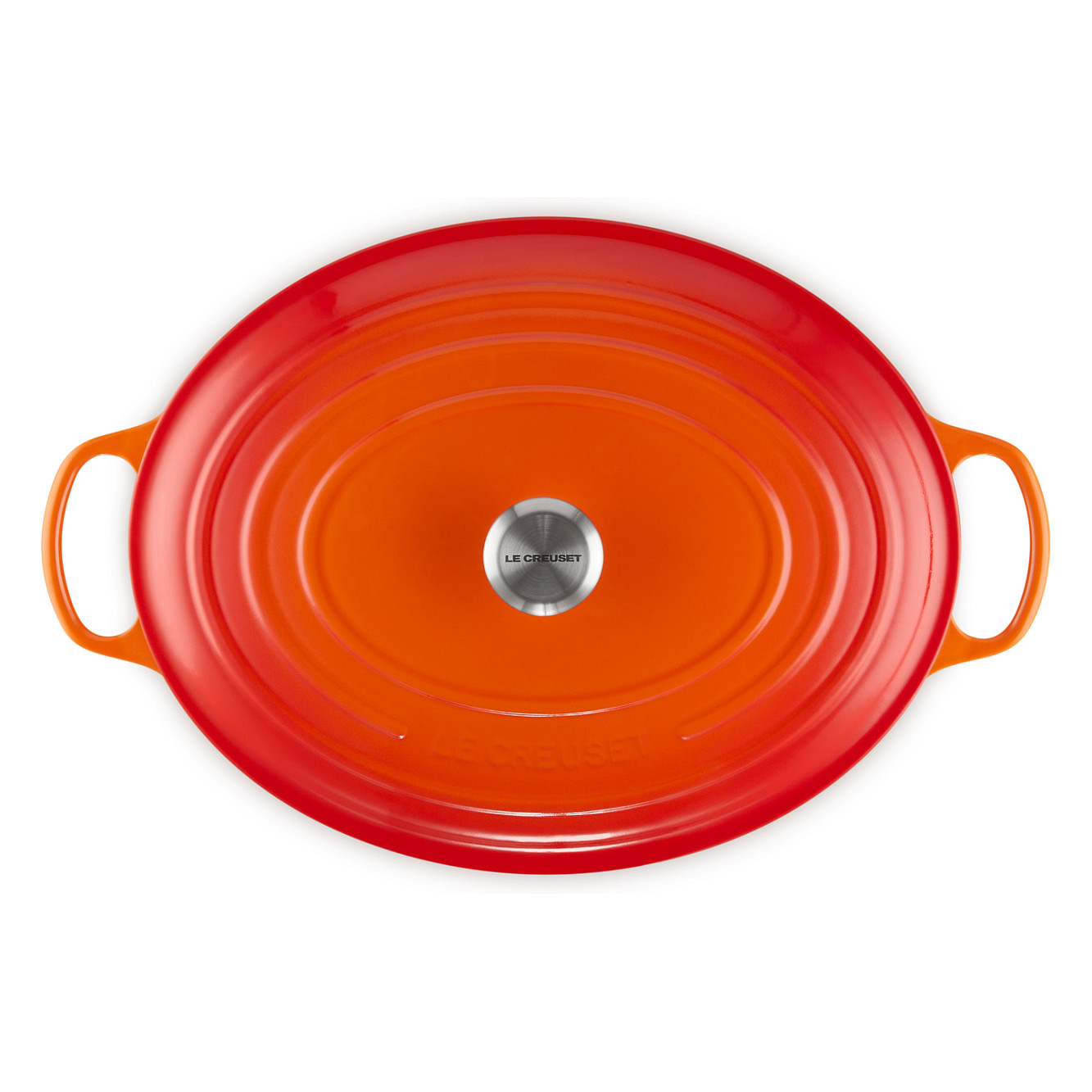 Pekač LE CREUSET Signature ovalni 40 cm, Volcanic narančasta boja-3