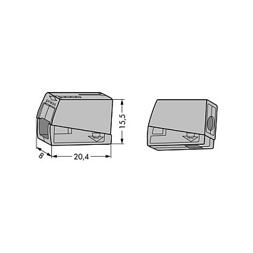 Wago Serie 224 - 2,5mm (100 StÃ¼ck)-1