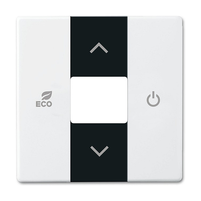 Pokrovna ploča BUSCH-JAEGER 6235-84 za sobni termostat (Busch-free@home, studio bijela boja)-0