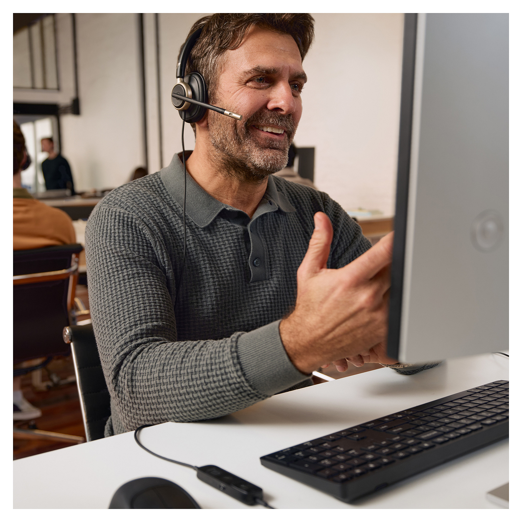Slušalice HP POLY Mission 825 (USB-C, ANC, mikrofon)-3
