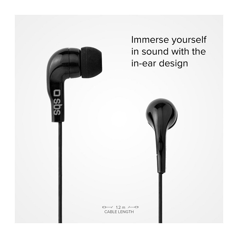 Slušalice SBS Studio Mix 10 (3.5mm, mikrofon, crne)-1