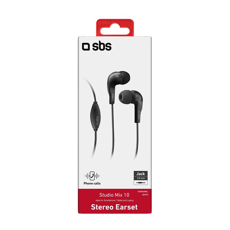 Slušalice SBS Studio Mix 10 (3.5mm, mikrofon, crne)-4