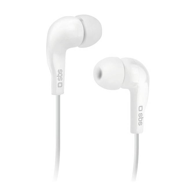 Slušalice SBS Mix 10 (3.5 mm, mikrofon, bijela)