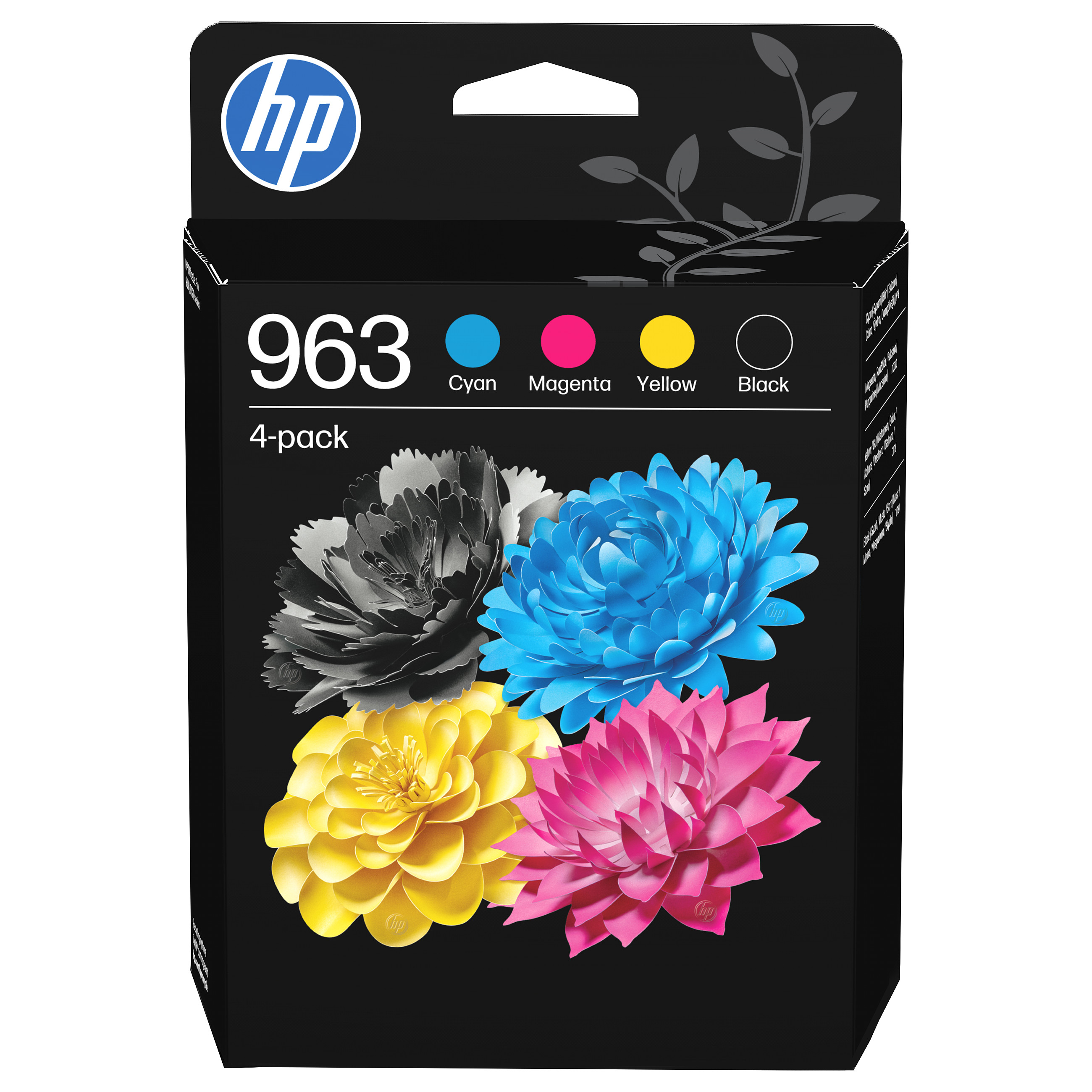 HP 963 CMYK Original Ink Cartridge 4-Pack-0