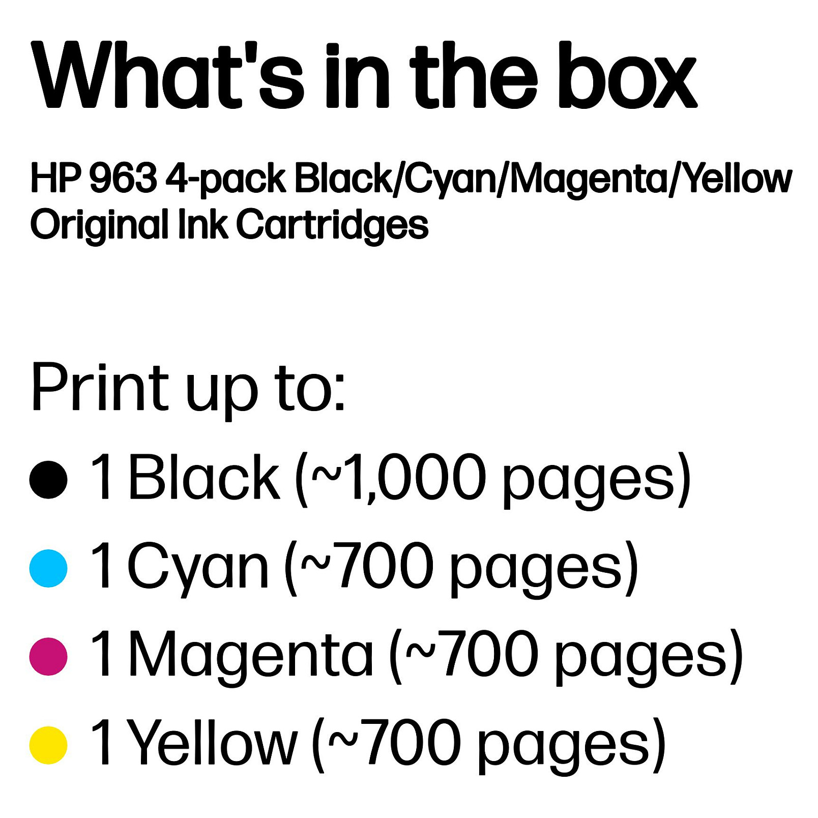 HP 963 CMYK Original Ink Cartridge 4-Pack-2