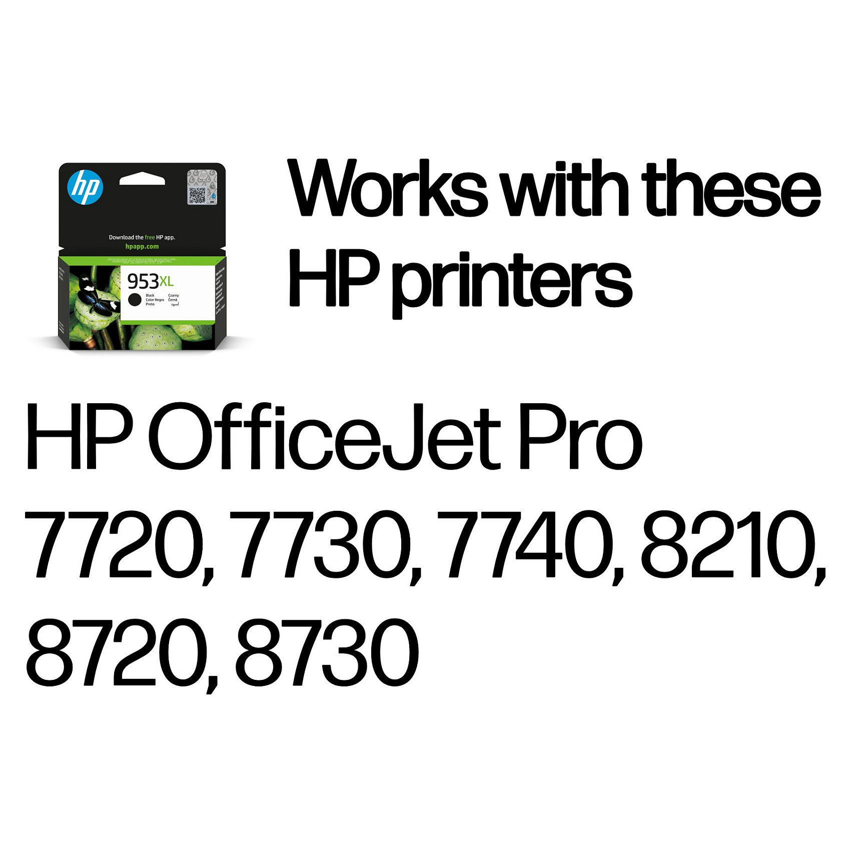 HP 953XL High Yield Black Original Ink Cartridge-1