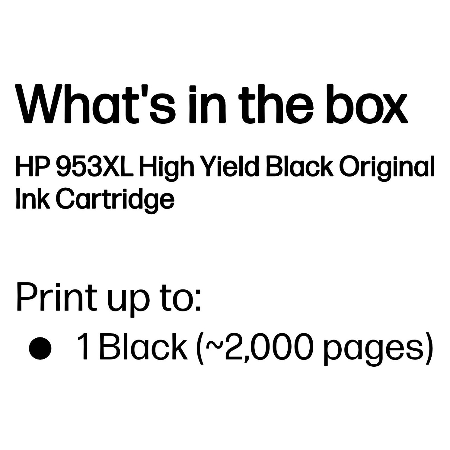 HP 953XL High Yield Black Original Ink Cartridge-2