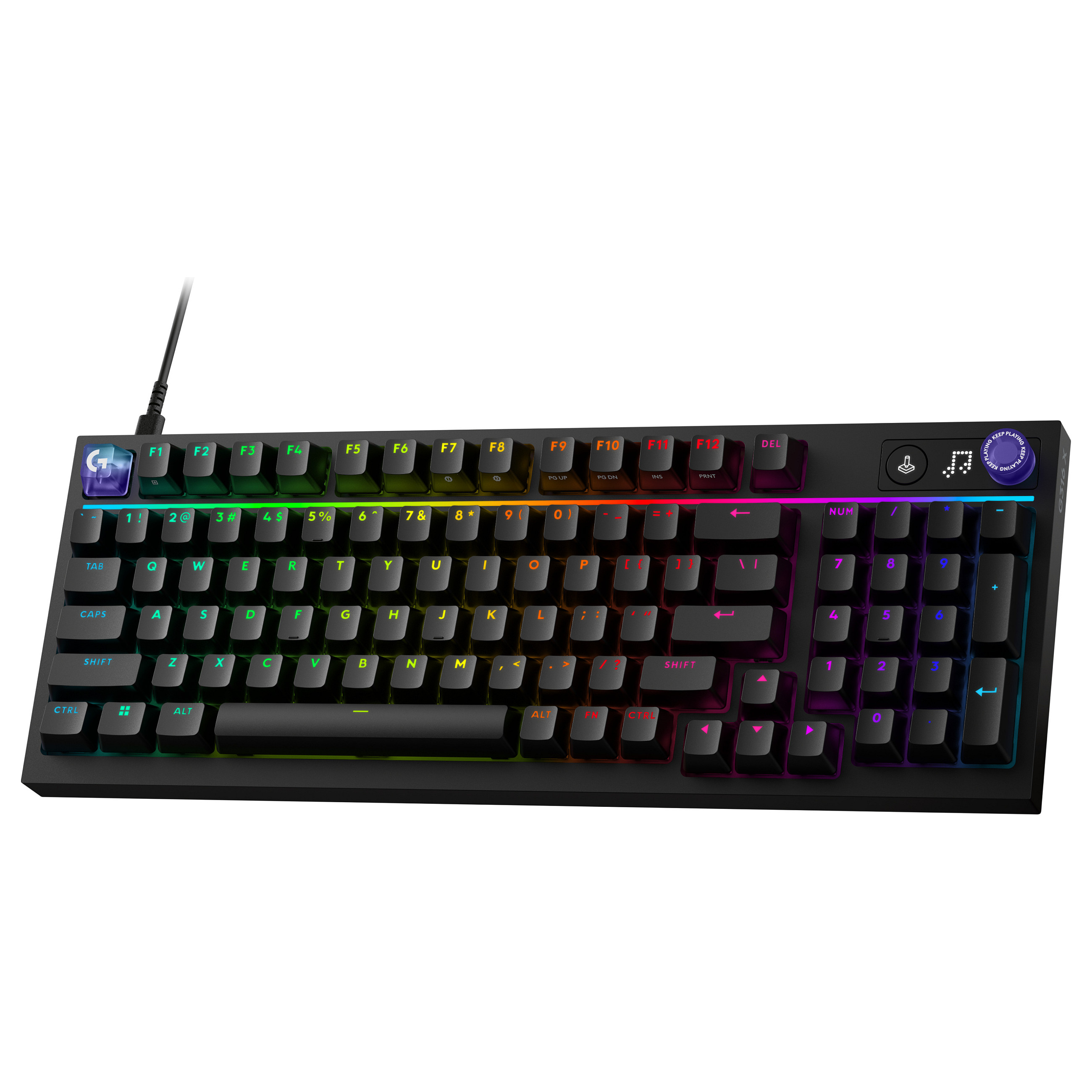Bežična gaming tipkovnica LOGITECH G PRO X TKL LIGHTSPEED (Tactile, US Layout), crna boja-2
